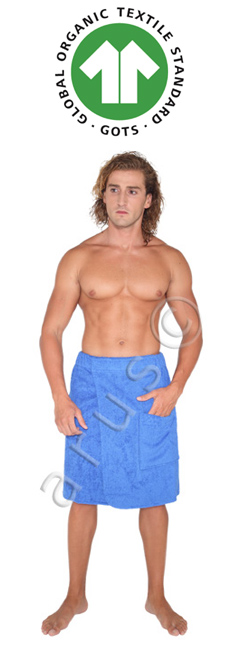 men organic cotton bath wrap