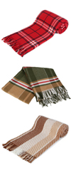 Scotch Collection Cotton Blend Throw Blanket