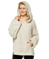 Womens Hooded Pullover Sweater